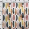 thumbnail image 3 of oneOone Polyester Spandex Yellow Fabric Kids Floral Dress Material Fabric Print Fabric By The Yard 56 Inch Wide, 3 of 4