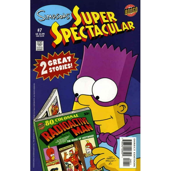 Bongo Comics Presents Simpsons Super Spectacular #7 VF ; Bongo Comic Book