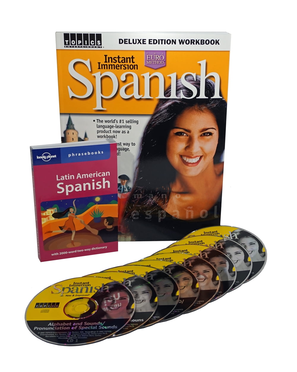 Learn to Speak & Understand SPANISH Language Deluxe 8 Audio CDs with Workbook and Phrasebook
