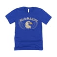 thumbnail image 4 of Funny Bald and Majestic Shirt for Men Eagle Dad Joke T-Shirt for Adults Vintage Royal Shirt Adult Large, 4 of 5