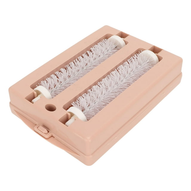 Carpet Debris Sweeper, Remove Crumbs Double Roller Carpet Table Sweeper Keep Clean Reusable Firm for Clothes