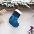 thumbnail image 6 of Daiia Happy New Year 2025 A Print Christmas Stocking，18"Large Knitted Xmas Stocking for Kids, Family Stocking for Fireplace Christmas Holiday Party Decoration, 6 of 7