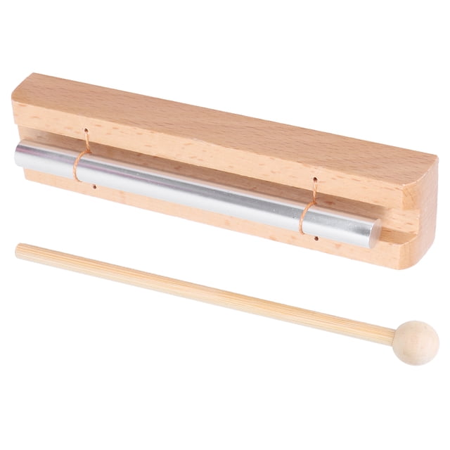 Instrumento de carillón de viento para meditación, instrumento de percusión de un solo tono, instrumento de carillón de percusión de trío, instrumento de percusión musical, construcción robusta