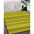 thumbnail image 3 of Ahgly Company Machine Washable Indoor Square Transitional Dark Golden Rod Brown Area Rugs, 3' Square, 3 of 7