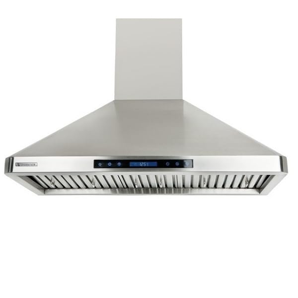 XtremeAir PX02-W36, 36" wide, LED lights, Baffle Filters W/Grease Drain Tunnel, 1.0mm Non-Magnetic Stainless Steel Seamless Body, Wall Mount Range Hood