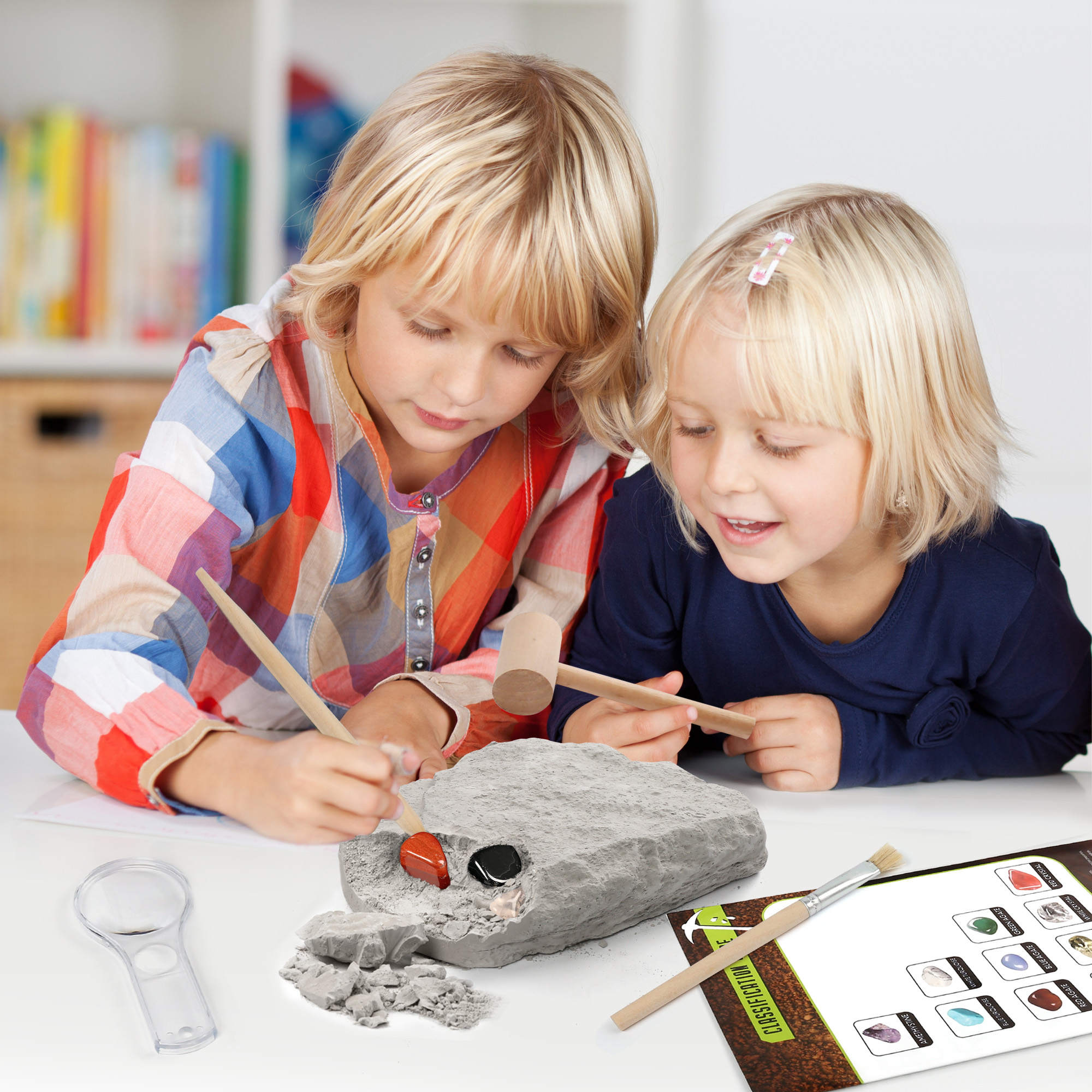 LotFancy Gemstone Dig Kit with Tools and Guide photo 8