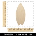 thumbnail image 2 of Surfboard Solid Wood Shape Unfinished Piece Cutout Craft DIY Projects - 6.25 Inch Size - 1/8 Inch Thick, 2 of 7