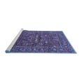 thumbnail image 2 of Ahgly Company Machine Washable Indoor Rectangle Oriental Blue Industrial Area Rugs, 7' x 10', 2 of 4