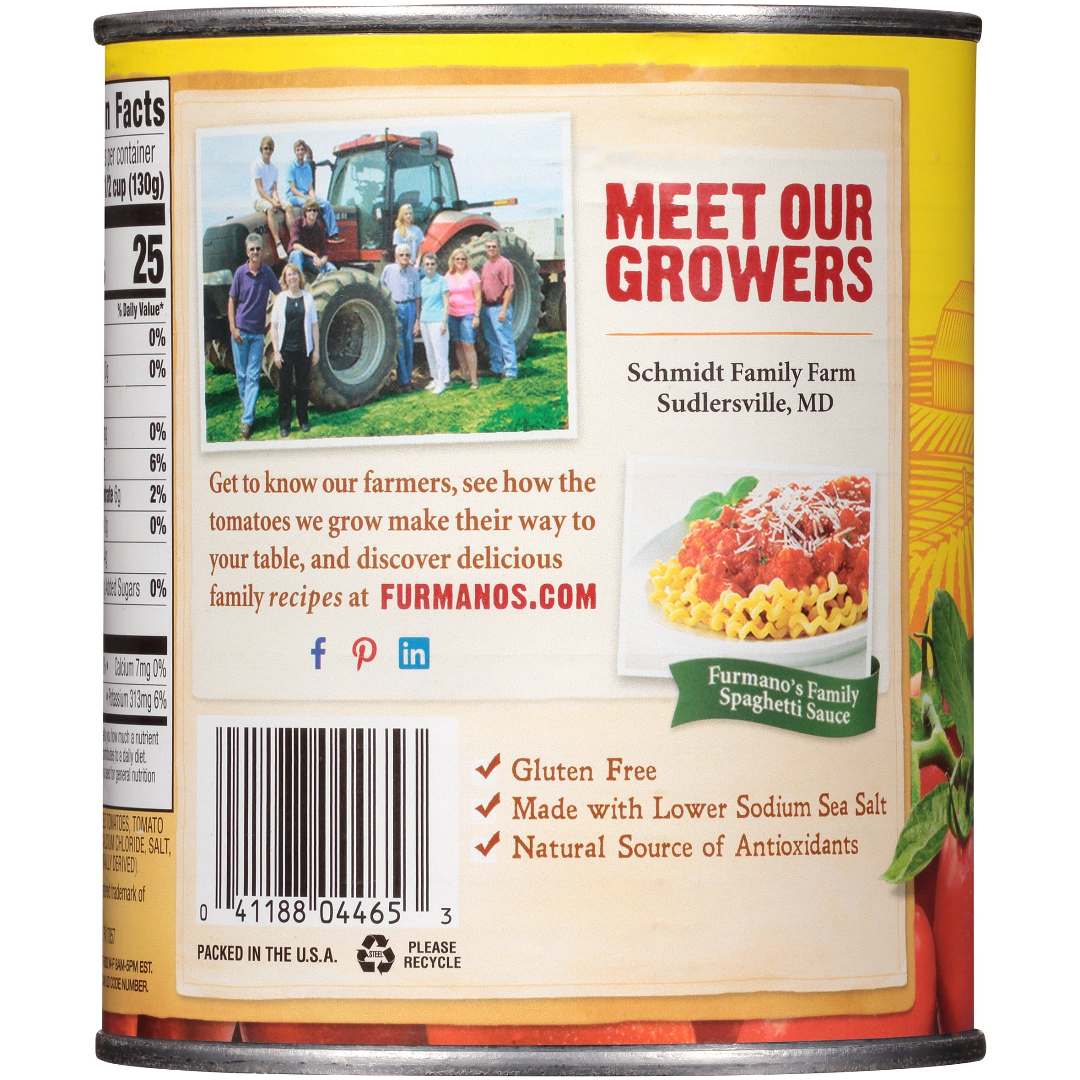 Furmano's Diced Tomatoes, 28oz, Can