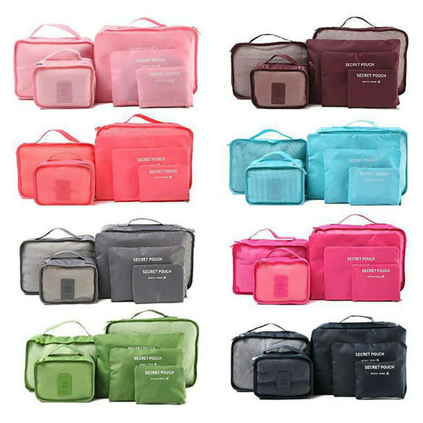 Luggage Packing Organizers Packing Cubes Set for Travel, 6-piece ...