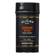 Deodorant - Olivina Men Bourbon Cedar Deodorant 3 Oz