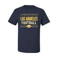 thumbnail image 2 of Los Angeles LAC Hometown City Football Fan Pride Sports Men's Graphic T-Shirt, Navy, 2XL, 2 of 3