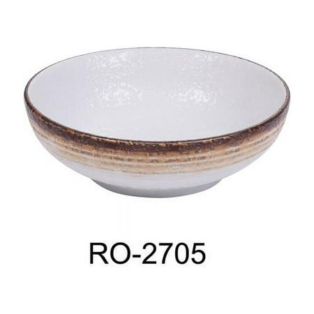 

Yanco RO-2705 5 x 1.75 in. Rockeye-2 Porcelain Two-Tone Miso Soup Bowl - 8 oz - Pack of 36