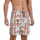 thumbnail image 2 of Fotbe Colorful Donuts Pantalones Cortos de Pijama para Hombre, Ropa de Dormir, Pantalones de Pijama Cortos para Hombre-Large, 2 of 6