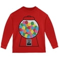 thumbnail image 1 of Candy Gumball Machine Costume Toddler Long Sleeve T Shirt, 1 of 1
