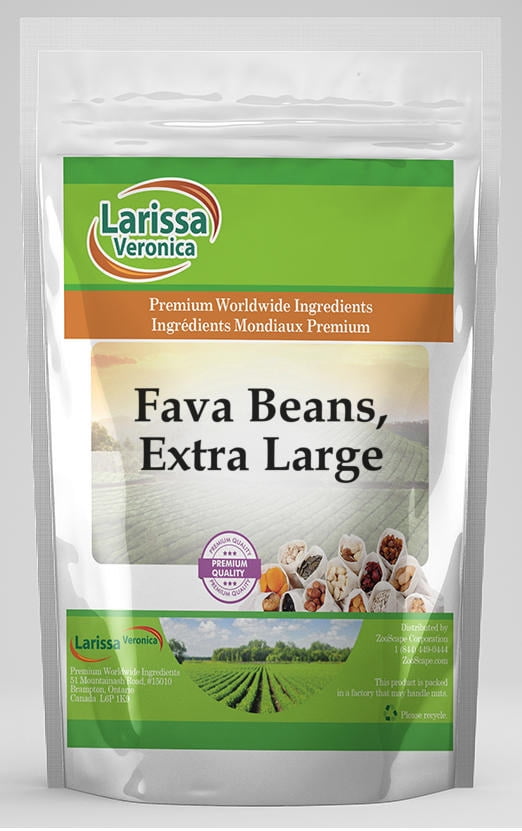 Larissa Veronica Fava Beans, Extra Large, (8 oz, 1-Pack, Zin: 526099)
