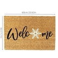 thumbnail image 3 of Welcome Snowflake Doormat 2025, Winter Doormat, Christmas Decor - Outdoor Rug, Winter Welcome Mat, Festive Front Door Mat, Snow Decor 16x24 Inch One Size, 3 of 5