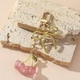 thumbnail image 6 of Cherry Keychain Cute Bag Charm Women Leather Keyring Car Keys Gift Mother's Day Birthday Valentine's Purse Accessory, 6 of 7
