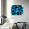 thumbnail image 4 of Orinice Celtic Design Spirals Optical Illusion Fine Art Aesthetic Poster & Print Wall Painting for Classroom Kitchen Office Farmhouse Bathroom Room Decor Pictures Wall Art Painting Canvas Wall Art, 4 of 6