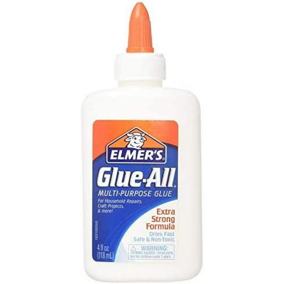 Elmer's Glue-All Multi-Purpose Glue E1322 - All-Purpose White Adhesive - 2-Pack, 4 oz