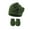 Army Green, variant on Newborn Hospital Beanie No Scratch Mittens Set, 0-6 Months Big Bow Infant Caps, Baby Girl Cute Nursery Headbands Hats