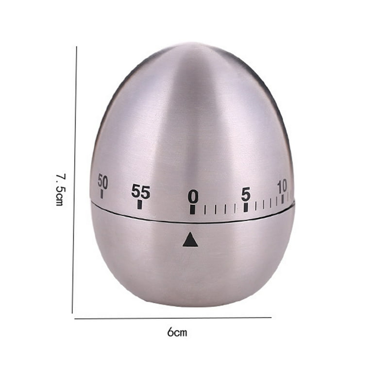Stainless Steel One Hour Mechanical Kitchen Egg Cooking Timer - China  Kitchen Egg Cooking Timer, Stainless Steel Kitchen Egg Cooking Timer