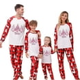 thumbnail image 4 of SwiftWear Christmas Family Matching Pajamas Set Holiday Sleepwear Cozy Red Plaid Pjs for Couples Mom Dad Son Daughter Xmas Outfit, 4 of 8