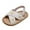 White, variant on HUANBAI Toddler Kids Leisure Baby First Shoes Sandals Open Girls Toe Walkers Baby Shoes One Size