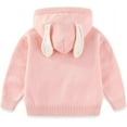 thumbnail image 3 of Peacolate 3-7T Spring Fall Little Girls 2pcs Clothing Set Knit Sweater and Embroidered Jeans,Pink Heart,6Years, 3 of 6