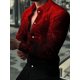 thumbnail image 1 of Camisa de hombre con solapa floral, camisa de manga larga con botones para uso diario y festivo, ropa cómoda y suave, diseño de botones de moda, informal, 1 of 6