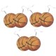 thumbnail image 3 of Basketball Jewelry For Women Sports Style Earrings Assorted Color Costume Jewelry Daily Dress Up 3Pairs, 3 of 3
