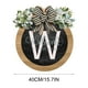 thumbnail image 4 of Xihbxyly Corona de Apellido, Letrero con Monograma Personalizado, Colgador Decorativo para Puerta de Entrada, Bendición para Bodas, Regalo para El Día de La Madre, Decoración de Jardín de Primavera,, 4 of 4