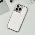 thumbnail image 2 of Compatible with iPhone 16 Pro Max Case, Luxury Elegant Magnetic Car Leather Business Classic Soft Grip Back Cover [Wireless Charing] Protective Shockproof Back Cover for iPhone 16 Pro Max,White, 2 of 11