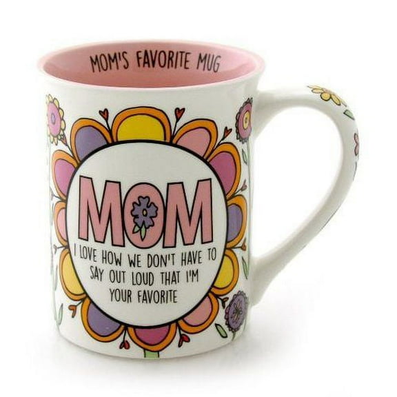 Enesco Our Name is Mud Moms Favorite Mug, Multicolor