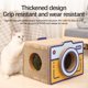 thumbnail image 4 of para , protección contra rasguños, sofá, puerta, muebles, artesanía para mascotas, suministro con hierba gatera, reciclable para Colco Casa de gato retro, 4 of 8