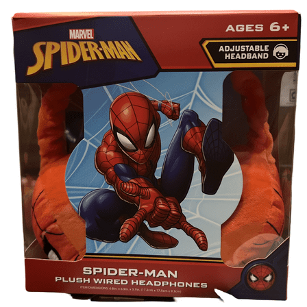 Marvel Spider-man Plush Wired Headphones