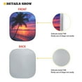 thumbnail image 4 of KUIFORTI Car Windshield Sunshade Foldable Heatshield Front Window Car Sun ​Shade Windshield Rays Sun Shade Visor Protector for Car Sedan Truck SUV Accessories 25.5" x 28.5", Palm Tree, 4 of 5