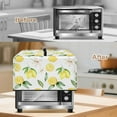 thumbnail image 3 of TSOVTHRID Lemon Leaf Floral Print Microwave Oven Cover Dust-Proof Microwave Oven Grill Cover Protector Kitchen Appliance Protector Dirt and Fingerprint Protection, 18.25"W x 14.5"D x 11"H, S, 3 of 7