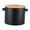 Black Large, variant on Fiocias Potato Storage Tin with Lid Potato Onion Garlic Storage Bin for Kitchen Home Black Small