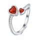 thumbnail image 1 of Anillos de Pareja Que Coinciden Anillo Ajustable Anillo de Cumpleaños de Piedra Anillo de Pareja Corazón Constelación Joyería de Cumpleaños Anillos de Parejas Conjunto, 1 of 5