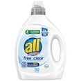 thumbnail image 1 of all Liquid Laundry Detergent, Clear for Sensitive Skin, 2X Concentrated, 110 Loads, 1 of 1