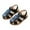 Black, variant on Zwiiyzr Toddler Boys Girls Shoes 1-6 Years Slingback Sandals Baby Children Beach Shoes Soft Sole Toe Crash Roman Sandals Black