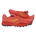 thumbnail image 3 of Saucony Peregrine 12 Womens Shoes Size 10.5, Color: Coral/Redrock, 3 of 4