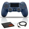 Playstation 4 DualShock 4 Wireless Controller (Midnight Blue) with Micro USB