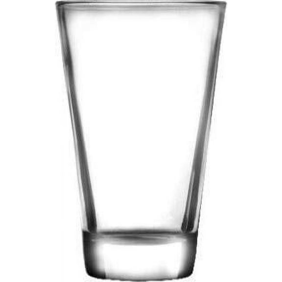 Madison - 9.5 Ounce Water Tumblers | All Purpose Drinking Glasses – Thick and Durable Construction – Tapered Design – Dishwasher Safe– Set of Six Tall Glass Tumblers