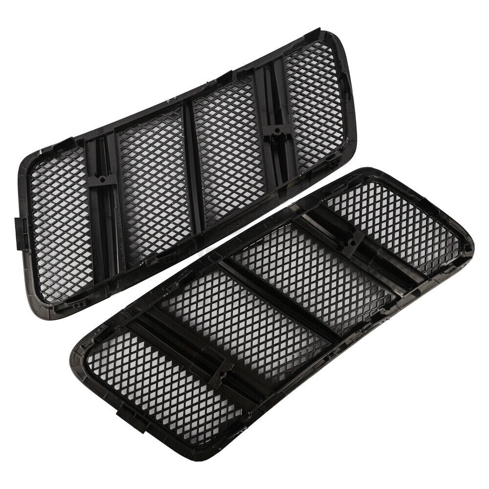 Hood Air Vent Grill for 2012 2013 2014 2015 Mercedes W166 GL & ML350 2 PCS Front Left & Right
