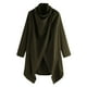 thumbnail image 1 of Chaqueta tipo capa para hombre Estilo callejero Cuello alto Color sólido Manga larga Moda Punk Cortavientos irregular Fridja  BV0+5661, 1 of 5