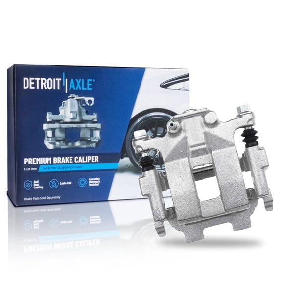 Detroit Axle - Rear Passenger Side Brake Caliper w/ Bracket Replacement for 2009-2014 2016-2018 Nissan Maxima