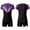 Purple, variant on inhzoy Kid Girls Zipper Swimwear One Piece Rashguard Swimsuit with UPF50 Sun Protection Light Blue 4