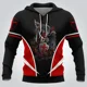 thumbnail image 2 of Sudadera con capucha de los Caballeros Templarios para hombre, sudadera de gran tamaño con estampado 3D, nueva moda 2024, chaqueta holgada, jersey, ropa de calle informal con capucha, 2 of 4